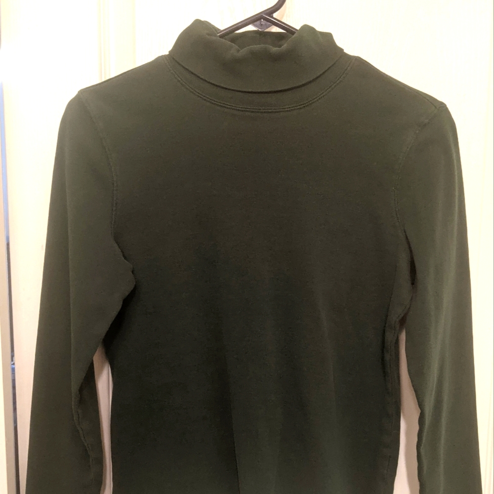 Ladies black turtleneck - French laundry sport
